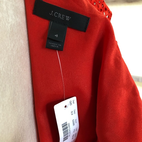 NWT J. Crew eyelet top - Picture 6 of 7